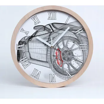 Hodiny Nástěnné hodiny Tulup vícebarevné 30 cm