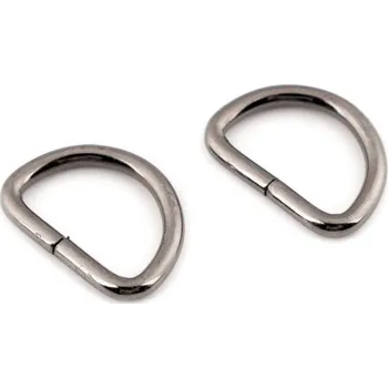 Polokroužek šíře 20 mm, střední, 2 nikl černý