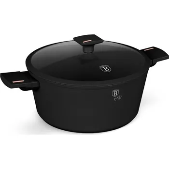 Hrnec BERLINGERHAUS Kastrol s titanovým povrchem a poklicí 28 cm Monaco Collection BH-8262