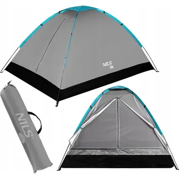 Stan Stan turistický Nils Camp dvouplášťový voděodolný modrý pro 2 osoby