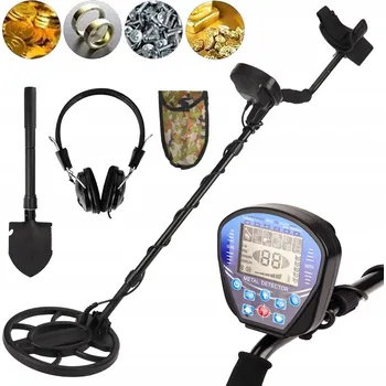 DETEKTOR KOVŮ DETEKTOR KOVU 104-130 cm s LCD displejem, VODĚODOLNÝ
