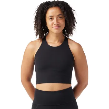Podprsenka Dámská merino podprsenka SMARTWOOL Women's Active Crop Bra, Black velikost: S