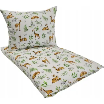 Povlečení Sada povlečení Głęboki Sen 100 x 160 cm bílá