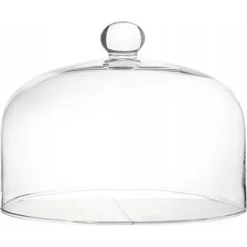 Podnos stínidlo pro přikrytí prkénka na sýry, skleněné Edwanex 29 cm