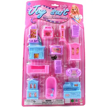 NÁBYTEK PRO PANENKY MINI VYBAVENÍ DOMEČKU PRO PANENKY KUCHYNĚ SKŘÍŇ VANA