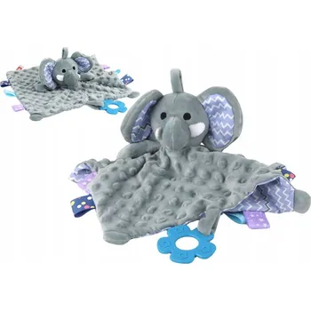 Slůně Plyšový Mazlíček Přítulníček Deka Výstupky Kousátko Chrastítko