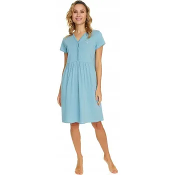 Dámská noční košile Košile na kojení DOCTOR NAP 5336 ICE BLUE XXL