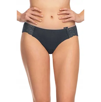 Dámské spodní prádlo ESTERA Kalhotky Brazilské Kalhotky Grafitové M Nipplex