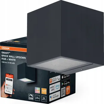 Venkovní osvětlení Venkovní nástěnné svítidlo Osram šedé s integrovaným LED zdrojem 14 W