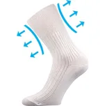 BOMA Ponožky slabé medicine ZDRAV s nestahujícím lemem BÍLÉ (3 páry) Velikost: 35-37 (23-24)