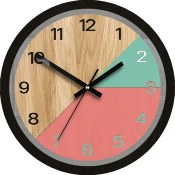 Hodiny Nástěnné hodiny Volan hnědé 33cm