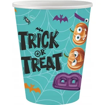 Party nádobí Kelímky Halloween Dýně 250 ml 6 ks