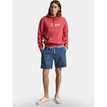 Pánské kraťasy Polo Ralph Lauren Džínové šortky 710P02689001 Modrá Regular Fit S