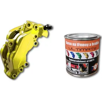 Výtvarná barva Barva na brzdy a motor kelímek 250 ml- sv. žlutá