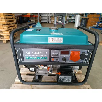 Elektrocentrála Könner & Söhnen CZ OUTLET – Benzínová elektrocentrála Könner & Söhnen KS 7000E-3, 5,5 kW