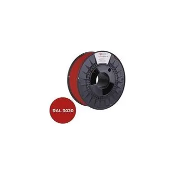 Filament Tisková struna (filament) C-TECH PREMIUM LINE, PLA, dopravní červená, RAL3020, 1,75mm, 1kg (3DF-P-PLA1.75-3020)
