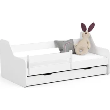 Dětská postel Dětská postel 80x160 DARLIEN s úložným prostorem - bílá