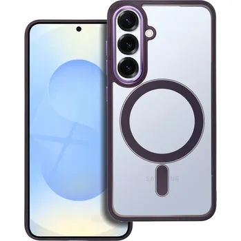 Náhradní kryt pro mobilní telefon Pouzdro Cover Color Edge Mag Cover s MagSafe Samsung Galaxy S25 Deep Purple