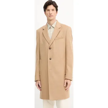 Dámský kabát Vlněný kabát BOSS H-Hyde-254 50549187 béžová 80X, vel. 54