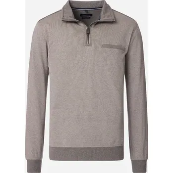 Pánský svetr Pánská bavlněná mikina Barva: Béžová, Velikost: XL, Střih: REGULAR FIT