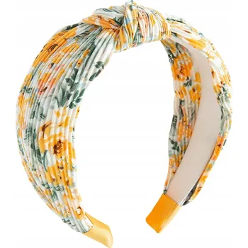 Čelenka Sajbazar klasická žlutá čelenka do vlasů