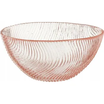 VILLA ITALIA Skleněná miska růžová 12,5 cm TWIST