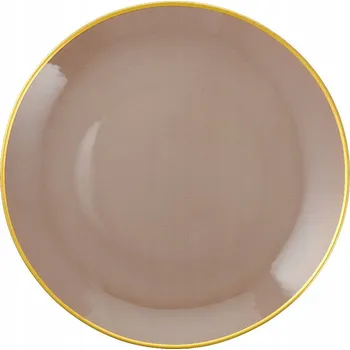 Talíř VILLA ITALIA Talíř na dort 28 cm FIBER Béžová