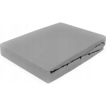 Prostěradlo Grafitové prostěradlo JERSEY s gumou 140x200 cm