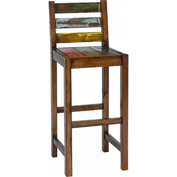 Barová židle VidaXL vícebarevná Barová Židle 106 cm dřevěná