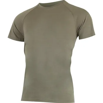 Pánské oblečení QUIDO pánské merino triko - Hnědá 7373 / S / Hnědá