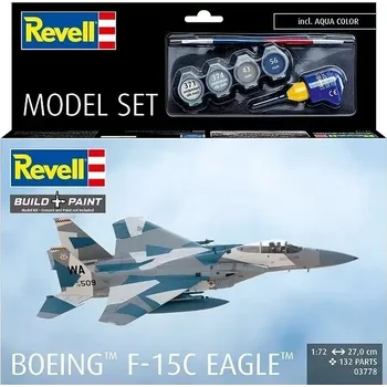 Plastikový model Plastikový model Boeing F-15C Eagle 1:72 startovací sada