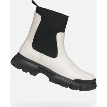 Dívčí tenisky Geox Dívčí Krémová dívčí kotníková obuv Geox Junette Girl Bílá 37 (2512548)