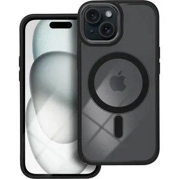 Náhradní kryt pro mobilní telefon Cover Color Edge Mag Cover kryt s MagSafe iPhone 15 Black