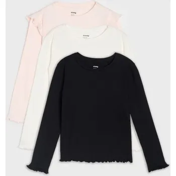 Sinsay - Bavlněná trička 3 pack - vícebarevná - 650AV-MLC - 650AV-MLC-104