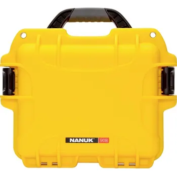 NANUK Mod. 908 Transportní kufřík, (š x v x h) 241 x 190 x 190 mm, žlutá, 908-0004