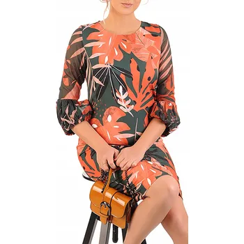 Dámské šaty Klasické midi koktejlové šaty Carla Moreno velikost 44