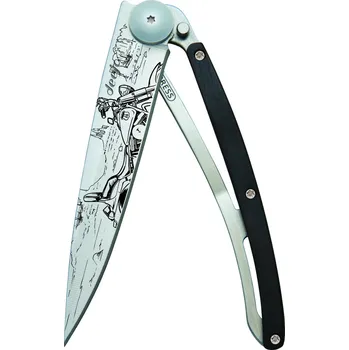 Sport Kapesní nůž Deejo 1CB097 Tattoo 37g ebony wood Easy Rider