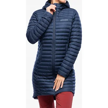 Dámský kabát Dámský kabát Berghaus Nula Micro Long Jacket - dusk XS