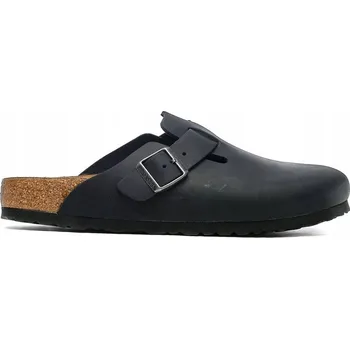 Dámské pantofle Nazouváky pantofle Birkenstock 0059463 BOSTON LEOI NARROW Černé 37
