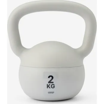 DOMYOS Home Kettlebell 2 kg 2kg ŠEDÁ