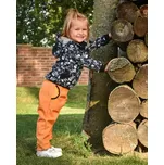 Jožánek Dětské softshellové kalhoty s regulací pasu, oranžové