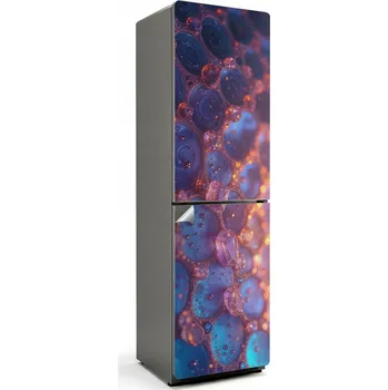 Fototapeta Prémiová Samolepicí nálepka na ledničku Abstraktní bubliny a tvary