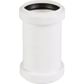 Kanalizační potrubí HTMM bílá spojka dvouhrdlá DN 40