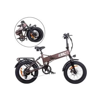 Elektrokolo Skládací elektro fat bike inSPORTline ISL Baxom 840Wh 20" - Black, rámu 16,5"(170-205 cm)