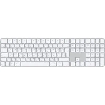 Klávesnice Apple Magic Keyboard Numeric Touch ID/Bezdrátová Bluetooth/UA layout/Bílá (MXK73UA/A)