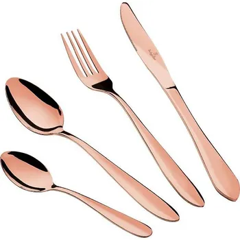 Příbor BERLINGERHAUS Sada příborů 24 ks nerez satin Rosegold Metallic Line BH-2623