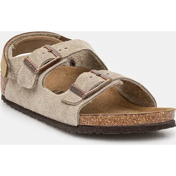Dívčí sandály Dětské semišové sandály Birkenstock Milano 1029471.24.35 béžová 80X, EUR 32