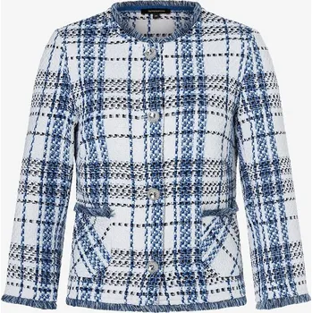 Dámská vesta Bunda More & More Weiß/ Dunkelblau 6781990 40