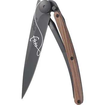 Sport Kapesní nůž Deejo 1GB119 Tattoo Black 37g coralwood Anchor