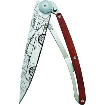 Sport Kapesní nůž Deejo 1CB096 Tattoo 37g coralwood Young Timer